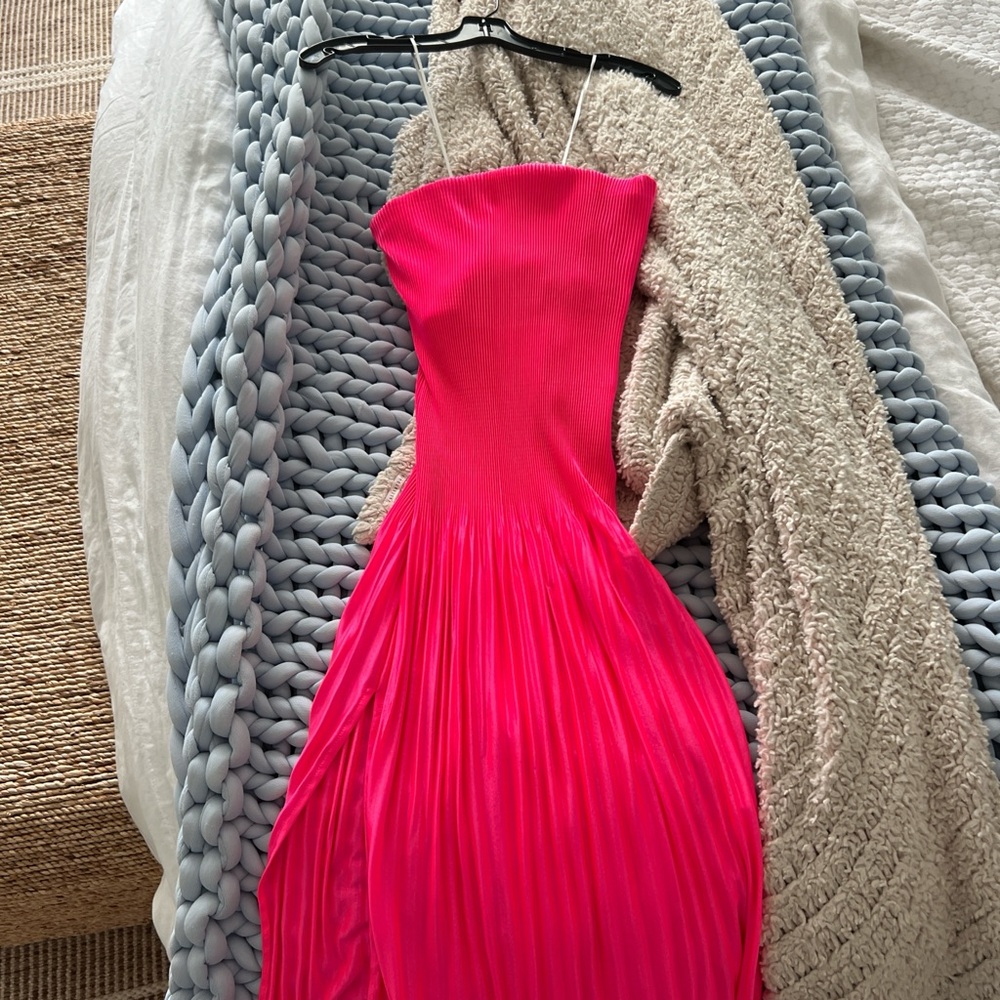 NBD Vibrant Pink Strapless Dress